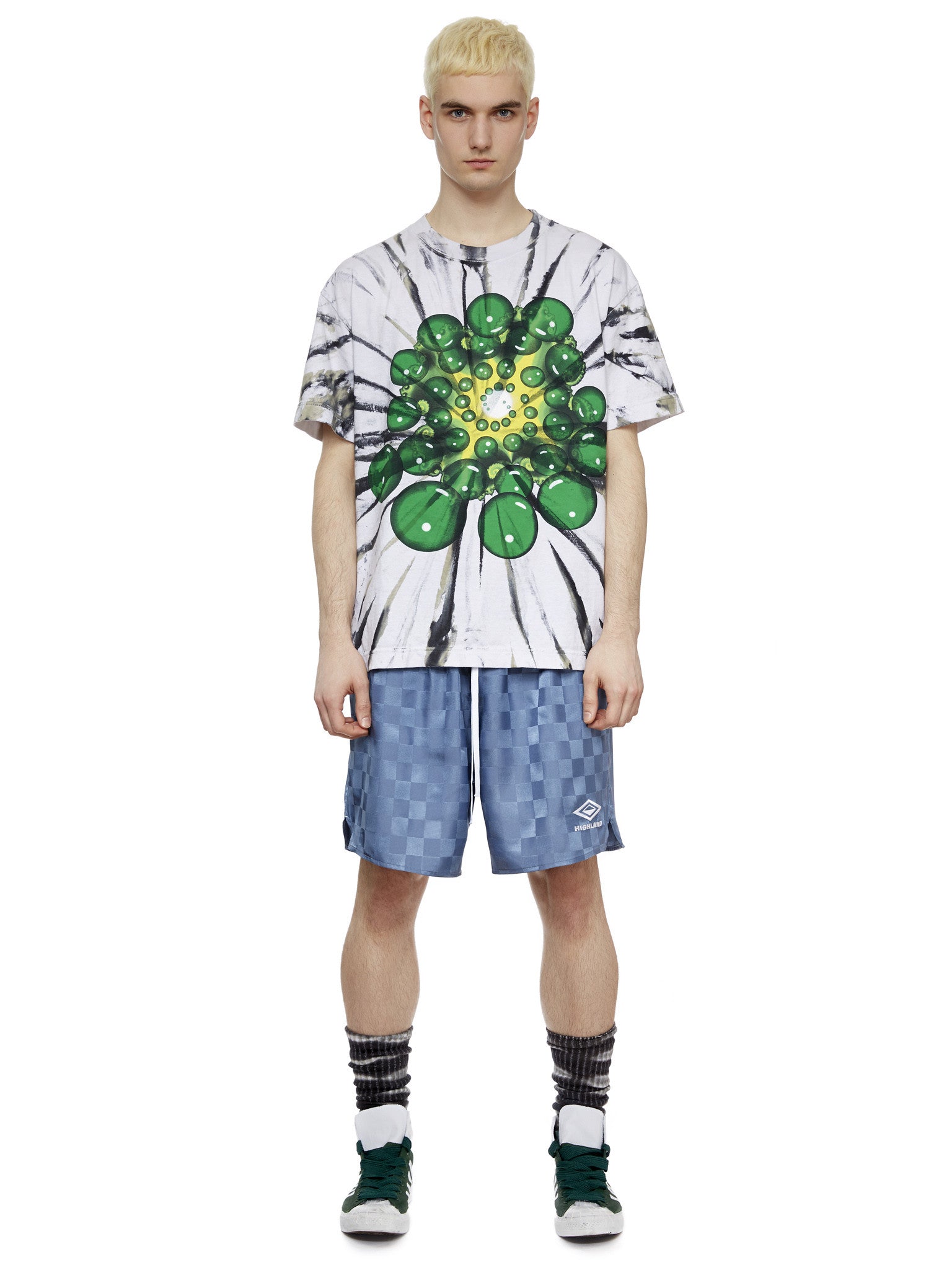 S/S Bubble T-Shirt in Green